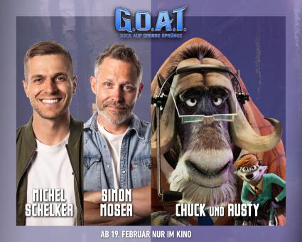 Synchron-Announcement "CHUCK & RUSTY"  © 2026 Sony Pictures Releasing Switzerland GmbH