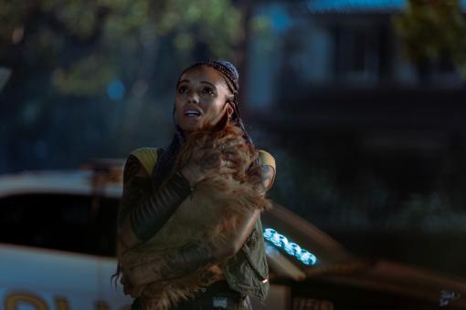 Clare (Maisie Richardson-Sellers) dans le film de ScreenGems INSIDIOUS : L’INVASION DU LOINTAIN  © Sony Pictures Releasing Switzerland GmbH